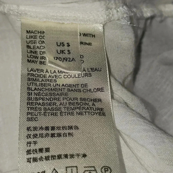 Free People Teddy Tux Tunic Top w Pockets White SZ S Coquette Coastalgrandma - Picture 9 of 14